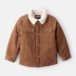 Toddler Boy Corduroy Long-Sleeve Fashion Jacket - Brown