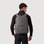 The Philos Grey Leather Backpack - Image 6