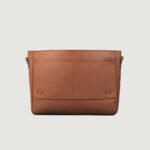 The Carismatico Brown Leather Messenger Bag - Image 6