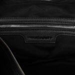 The Darrio Black Leather Duffle Bag - Image 7