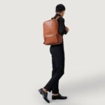 The Philos Brown Leather Backpack - Image 2