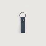 Adkins Blue Leather Keychain - Image 2