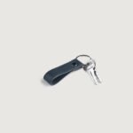 Adkins Blue Leather Keychain - Image 4