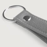 Adkins Grey Leather Keychain - Image 5