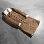 Alina Shearling Brown Leather Coat - Image 7