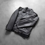 Allaric Alley Black Leather Biker Jacket - Image 8