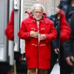 The Man With The Bag Arnold Schwarzenegger Red Coat - Image 6