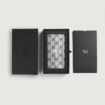 Cameron Grey Leather Long Wallet - Image 7