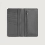 Cameron Grey Leather Long Wallet - Image 4