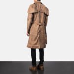 Deux Brown Leather Duster - Image 3