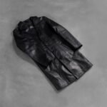 Don Long Black Leather Coat - Image 7