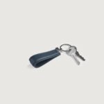 Elroy Blue Leather Keychain - Image 4