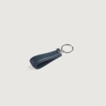 Elroy Blue Leather Keychain - Image 3
