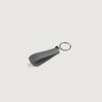 Elroy Grey Leather Keychain - Image 3