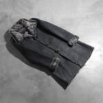 Erica Shearling Black Leather Coat - Image 8