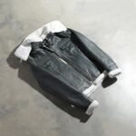 Fiona Green Hooded Shearling Leather Jacket - Image 8