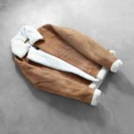 Francis B-3 Distressed Brown Leather Bomber Jacket - Image 8