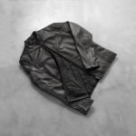 Ionic Black Leather Jacket - Image 8