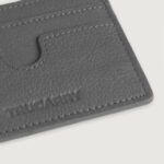 Karl Grey Leather Card Holder - Image 6