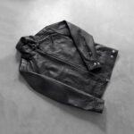 Legacy Black Leather Biker Jacket - Image 8