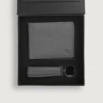 Marvin Grey Leather Gift Set - Image 2