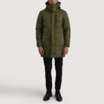 Moore Green Hooded Parka - Image 3