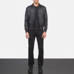 Ramon Black Bomber Jacket - Image 3