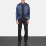 Ramon Blue Bomber Jacket - Image 3