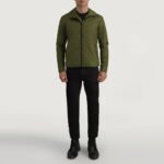 Wesley Green Hooded Windbreaker Jacket - Image 3