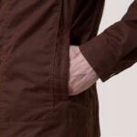 Colberto Brown Waxed Canvas Trucker Jacket - Image 6