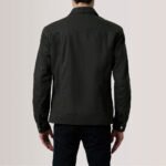 Colberto Olive Waxed Canvas Trucker Jacket - Image 4