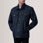 Conard Indigo Blue Denim Trucker Jacket - Image 5