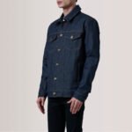 Conard Indigo Blue Denim Trucker Jacket - Image 3