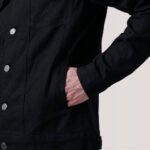 Conard Black Denim Trucker Jacket - Image 6
