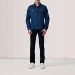 Conard Dark Blue Denim Trucker Jacket - Image 2
