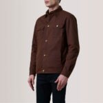 Irwin Brown Waxed Canvas Field Jacket - Image 3
