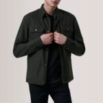 Irwin Olive Waxed Canvas Field Jacket