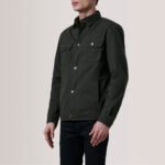 Irwin Olive Waxed Canvas Field Jacket - Image 3