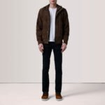 Lester Brown Suede Bomber Jacket - Image 2