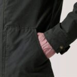 Marlo Olive Canvas Hooded Work Jacket - Image 6