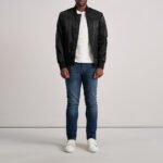 Quinton MA-1 Black Bomber Jacket - Image 4