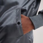 Quinton MA-1 Grey Bomber Jacket - Image 6