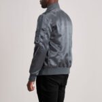 Quinton MA-1 Grey Bomber Jacket - Image 5