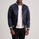 Xander Blue Varsity Jacket - Image 3