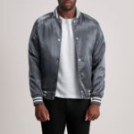 Xander Grey Varsity Jacket - Image 3