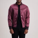 Xander Maroon Varsity Jacket - Image 3