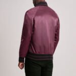 Xander Maroon Varsity Jacket - Image 5