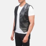 Auden Black Leather Vest - Image 2