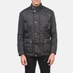 Barry Quilted Black Windbreaker Jacket - Image 4