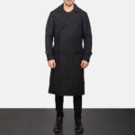 Detective Black Wool Coat - Image 4